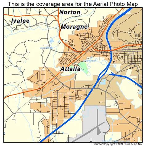 attalla alabama map